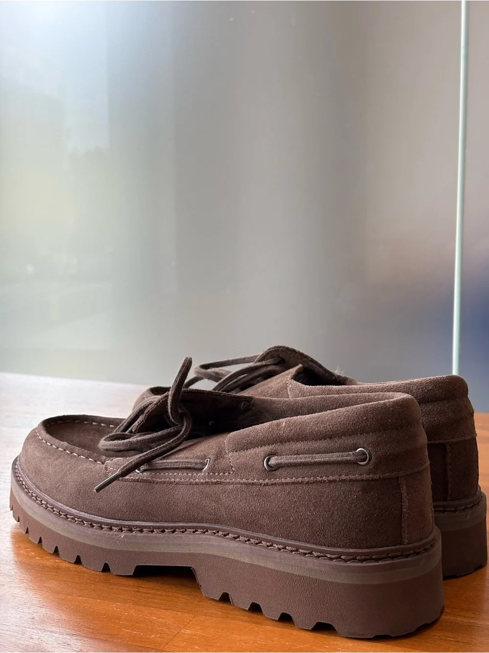 Zara Brown Suede Men’s Casual Lace-Up Shoes
